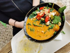 East African stew at Sunrays Kitchen in Lagos