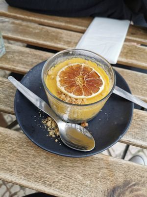 Mango cheesecake (which was no cheesecake at all) at Sunrays Kitchen in Lagos