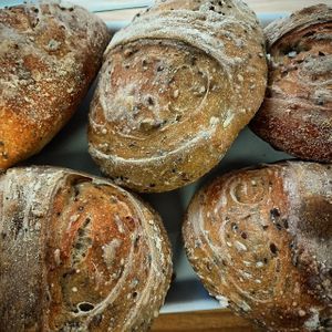 Sometimes we make bread  at La Cosa Vegana in Granada