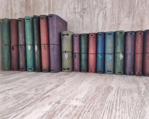 Vegan Handmade Fauxleather travel notebooks, everyone is different.  at La Cosa Vegana in Granada