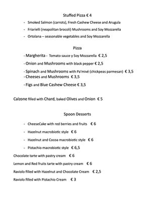 Carta de Septiembre at La Cosa Vegana in Granada