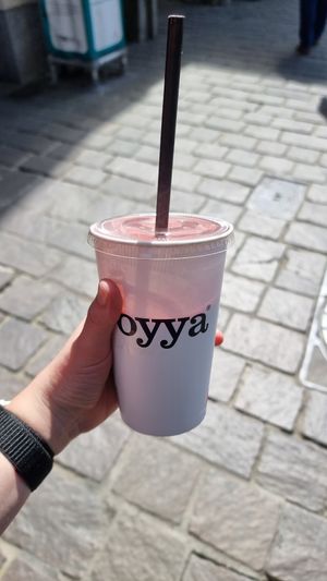 Vegan milkshake at Oyya in Ghent