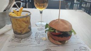 guess the best part of this dinner. hint: it's liquid. at Taberna El Puente in Ronda