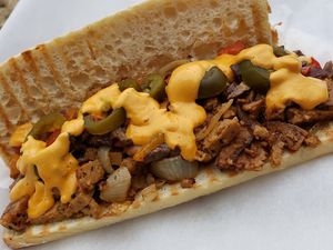 Loaded philly sandwich  at The Grumpy Goose in Duluth