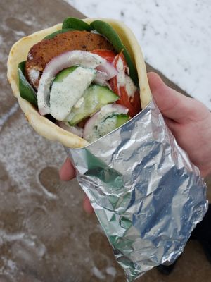 Seitan Gyro at The Grumpy Goose in Duluth