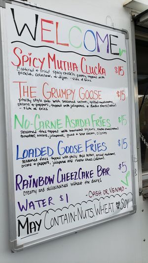 Menu (September 4, 2021) at The Grumpy Goose in Duluth