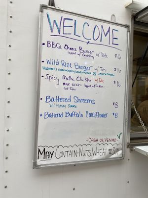 Menu for the day  at The Grumpy Goose in Duluth