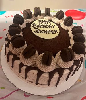 Cookies n cream cake   at Vegateau in Montreal