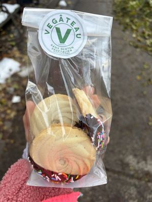 Butter cookies   at Vegateau in Montreal