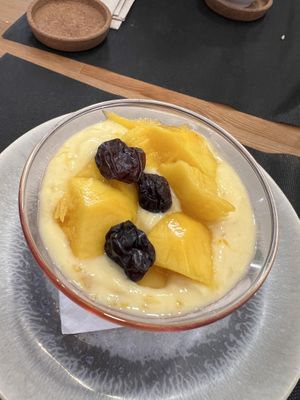 Mango dessert  at Contracorriente in Ourense