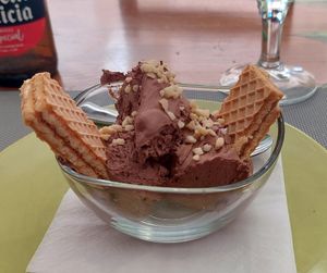 Chocolate Mousse at Contracorriente in Ourense