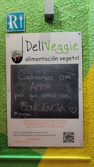 Pizarra entrada at Contracorriente in Ourense