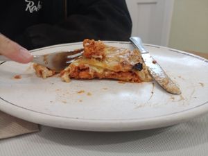 La lasaña de un sólo piso at Contracorriente in Ourense