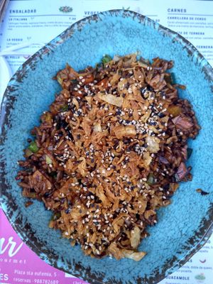 Arroz frito at Tizar Gourmet Restaurante y Taperia in Ourense