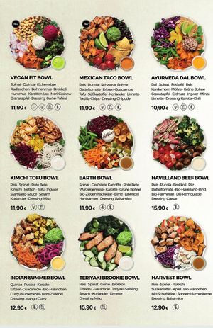 Bowls at Stadtsalat in Hamburg