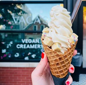 I’ve never been happier in my entire life.  at Vaca's Creamery in Chicago