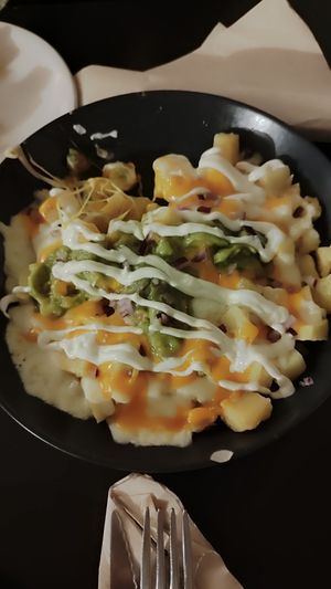 Nachos fries at Bekas Snack Bar Cafe in Ourense