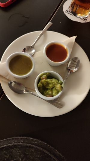 Salsas at Bekas Snack Bar Cafe in Ourense