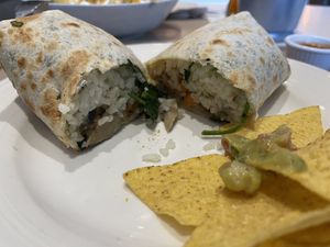 Burrito vegano  at Bekas Snack Bar Cafe in Ourense