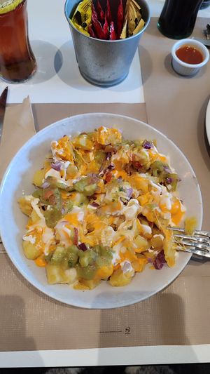 Nachos fries at Bekas Snack Bar Cafe in Ourense