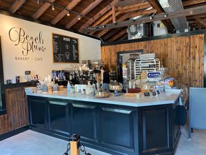 The counter  at Beach Plum Bakery & Cafe in Cape May