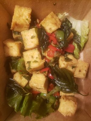 Salt and pepper tofu at Veggie Village in Chandler