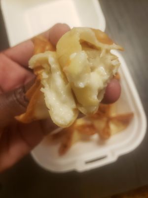 More cheese wontons ❤🤤 at Veggie Village in Chandler