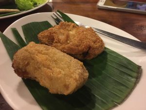 not as delicious as its cold and not heated up when served at Warung Sopa - Jl Sugriwa in Ubud