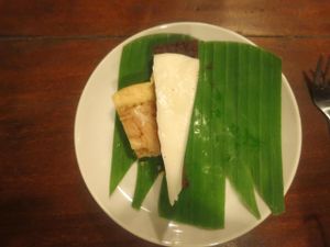 delicious snakeskin fruit pie and chocolate pie at Warung Sopa - Jl Sugriwa in Ubud
