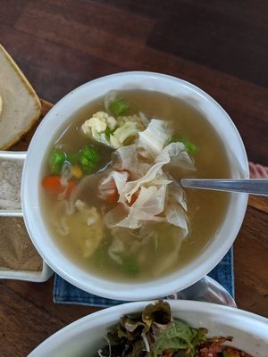 Homemade miso soup at Warung Sopa - Jl Sugriwa in Ubud