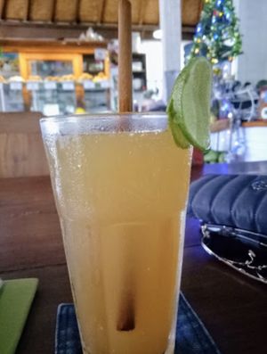 homemade ginger ale at Warung Sopa - Jl Sugriwa in Ubud