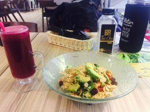 Season salad  at KUL - Passage Thru India - LCCT in Sepang