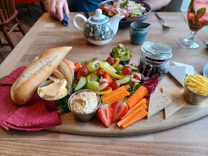 Vegan Platter at Tu Mundo Coffee in Prestatyn