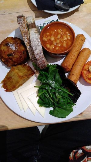 Vegan breakfast at Roots & Seeds Cafe Bistro in Kirkcaldy