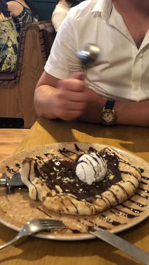 Chocolate pizza!  at Purezza in Manchester