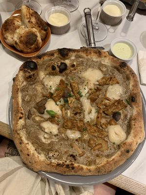 Truffle pizza at Purezza in Manchester