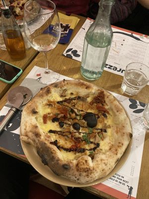 The onw with the porkies at Purezza in Manchester