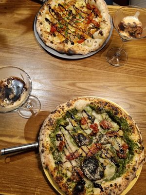 Pesto pizza and telling porkies at Purezza in Manchester