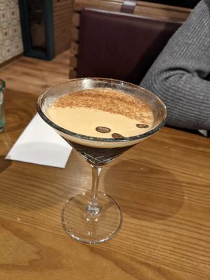 Espresso "Star"tini at Purezza in Manchester