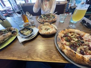 2 sides and 3 mains  at Purezza in Manchester