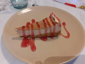 New York cheesecake at Purezza in Manchester