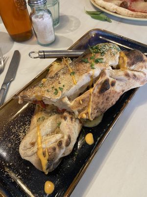 calzone  at Purezza in Manchester