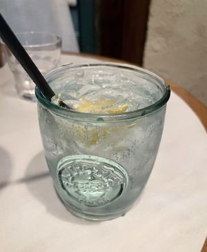 Gin and tonic  at Purezza in Manchester