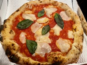 Margherita pizza   at Purezza in Manchester