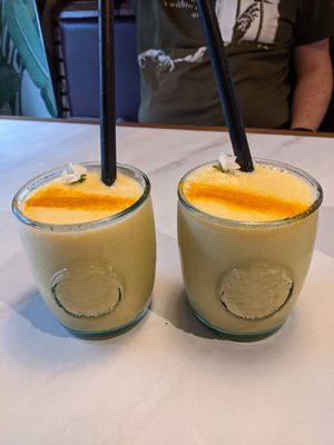 Fatigue fighter smoothie, really good! at Purezza in Manchester