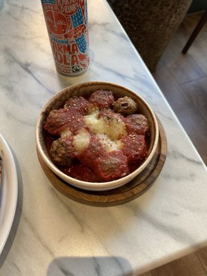Meatballs  at Purezza in Manchester