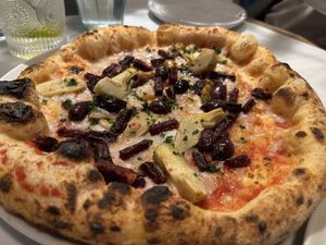  Four seasons pizza  at Purezza in Manchester