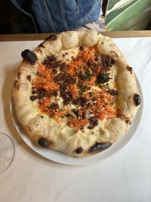 Me BBQ bourbon  at Purezza in Manchester