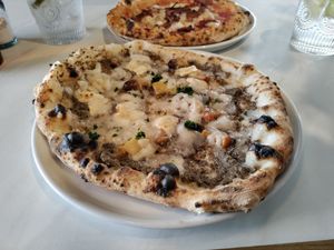 Truffle pizza at Purezza in Manchester