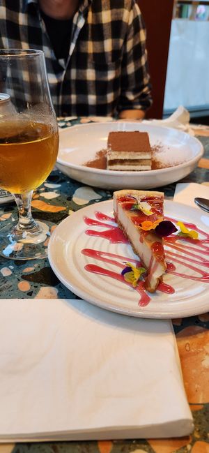 Cheese cake 11/10, tiramisu left me speechless at Purezza in Manchester